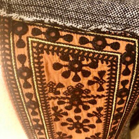 “NEW” & RARE Free People Nomad Embroidered Tweed Duster - Picture 10 of 13